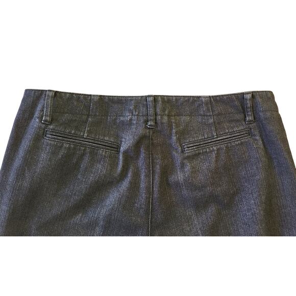 Vintage Y2K Dana Buchman Flare Black Stretch Beaded Embellished Pants Size 8 - Picture 8 of 13